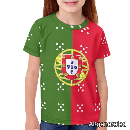 Image of Renewold Kids Novelty T-Shirt for Girls Boys Short Sleeve Crewneck Summer Tee Soft Breathable Graphic Shirt for Age 2-16