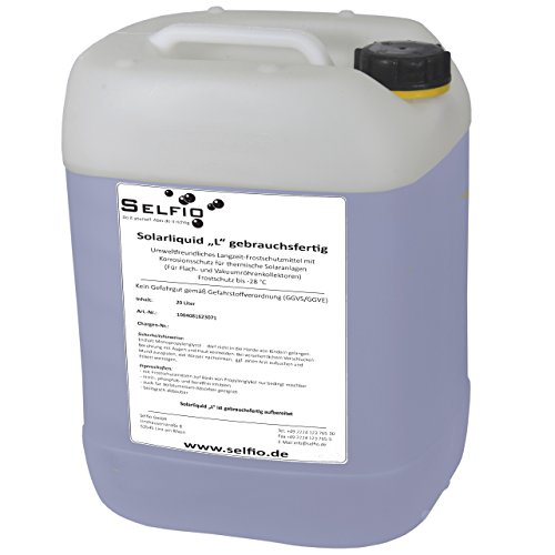 Preisvergleich Produktbild Solarflüssigkeit"Solarliquid L" gebrauchsfertig 20 Liter