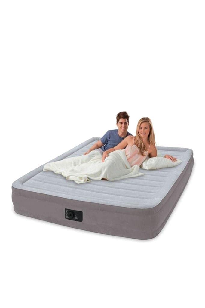 Intex 67770 colchón casa, PVC, Gris, Matrimonio, 150x200 cm