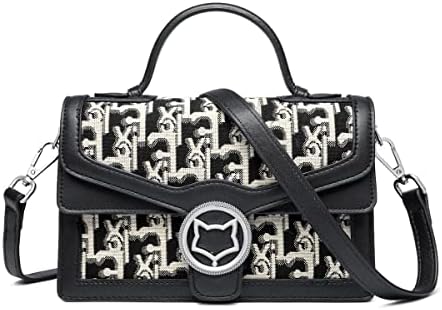 حقائب بتصميم الاحزمة من الجلد الصناعي للنساء، أسود، قياس واحد حقائب بتصميم الاحزمة من الجلد الصناعي للنساء، أسود، قياس واحد