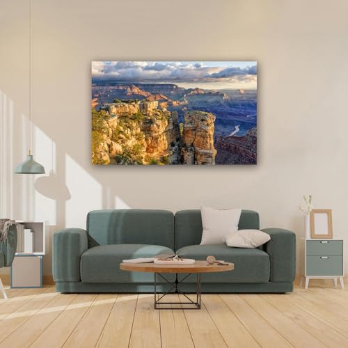 Tableau mural canyon 30x48cm : impression sur toile nature moderne - 4