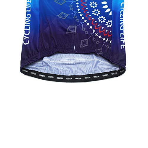 Image of Cycling Jerseys Women Bike Shirts Short Sleeve Bicycle Clothes Breathable Stretch Labric Bicycle Uniforms