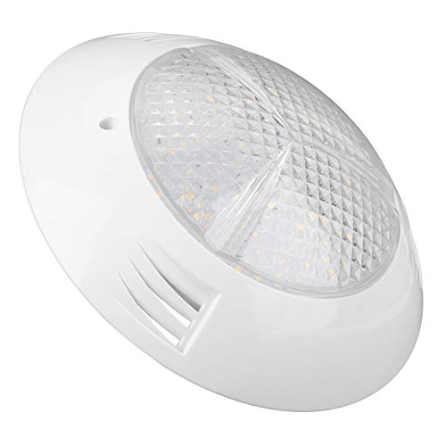 KIMISS Luz LED Subacuática para Piscina 160LED IP68 Iluminación de Paisaje Jardín y Fuente, 18W AC12V Lámpara Blanca