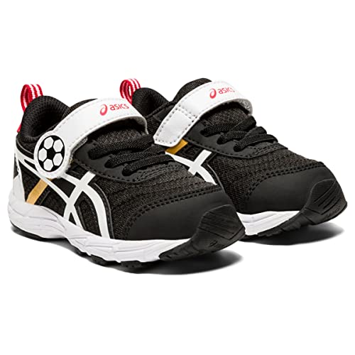 ASICS Kid's Contend 6 Toddler Shoes, K4, Black/Pure Gold2