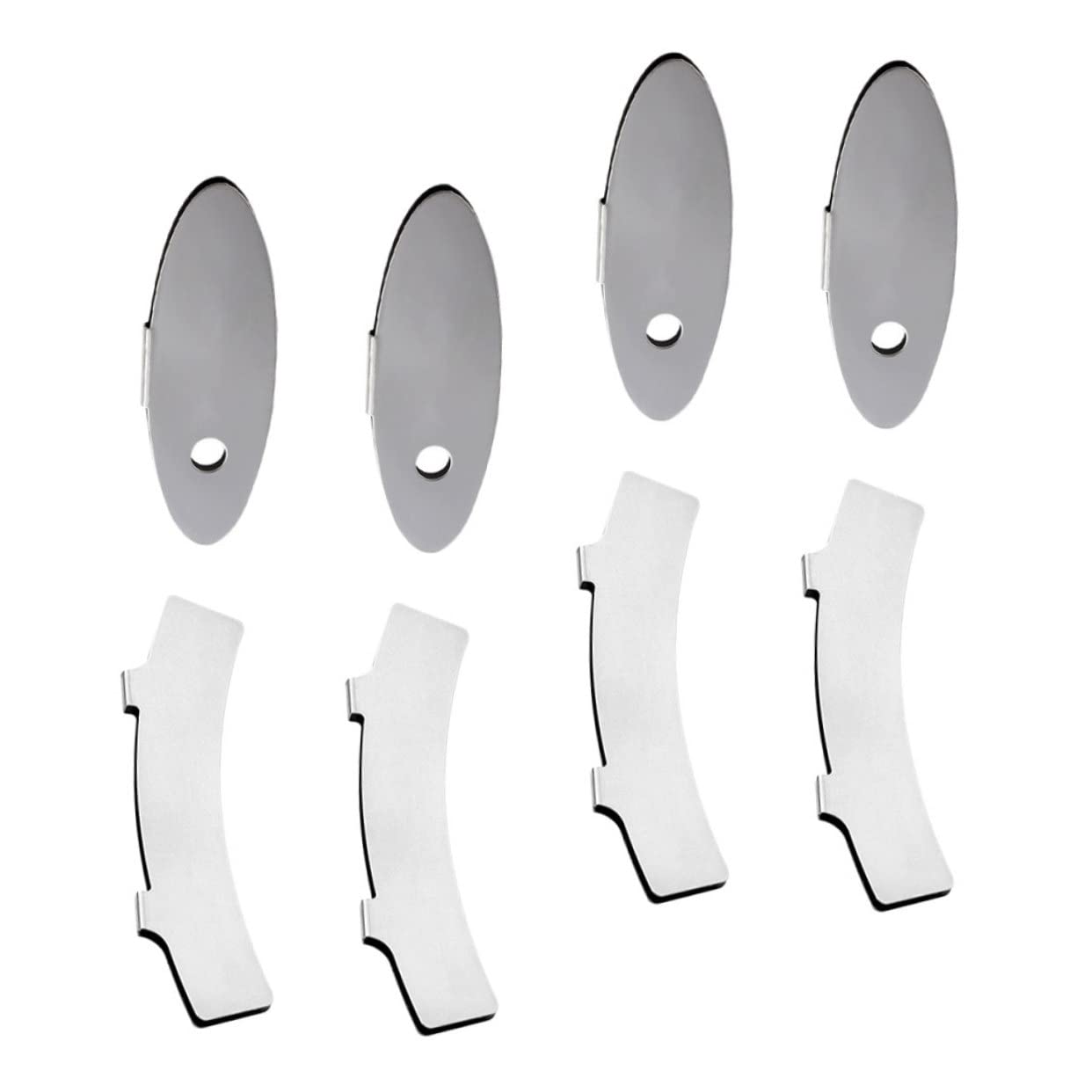 KICHOUSE Bike Disc 8pcs Stainless Steel Disc Brakes Adjustment for Scratch Riding