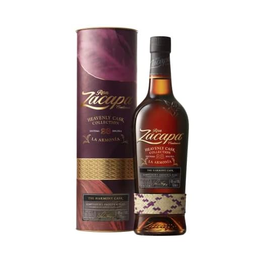 Zacapa La Armonia, Ultra-Premium-Rum, Heavenly Cask- Kollektion, handverlesen aus Guatemala, Rum, 40% vol, 700ml Einzelflasche