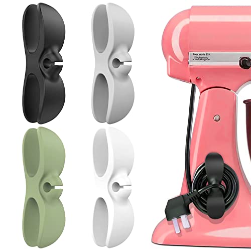 Organiseur de cordons pour appareils électroménagers lot de 4 range-câbles