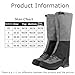 Hiking Gaiters，Outdoor Leg Warmers, High Top Leggings, Suitable for Mountaineering, Snow Camping, Fishing(Black,X-Small)