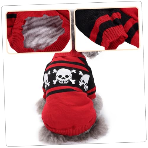 Disfraz para perro diseño esqueleto talla XL rojo miniatura 5
