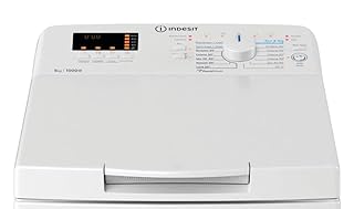 Indesit BTW S50400 IT/N, Lavatrice carica dall’alto 5 kg Libera Installazione, Centrifuga 1000 Giri Al Minuto, Larghezza 40 cm, Profondità 60 cm, Altezza 90 cm, Classe Energetica C