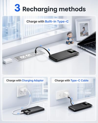 FlyKangaroo Portable Charger 10000mAh 22.5W Fast Charging Power Bank - image 7