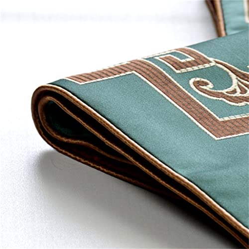 Ggebf Tablecloth Fabric Tablecloth Dining Table Flag Fabric Vintage Table Flag Cloth Home Coffee Table Cloth (Color : D, Size : 0.3 * 2M) #TOP4