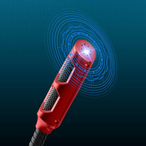 MILISTEN Microfone dobrável de mesa Microfone anti-ruído Microfone doméstico para jogos (preto, cone