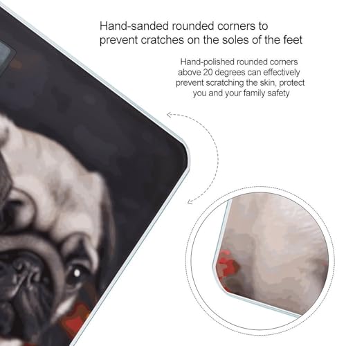 Báscula Digital de Baño Puppys Pug de Precisión miniatura 4