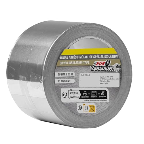 EURO VANADIUM Ruban adhésif isolant thermique