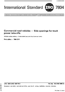 ISO 7804:1985, Commercial road vehicles - Side openings for truck power take-offs