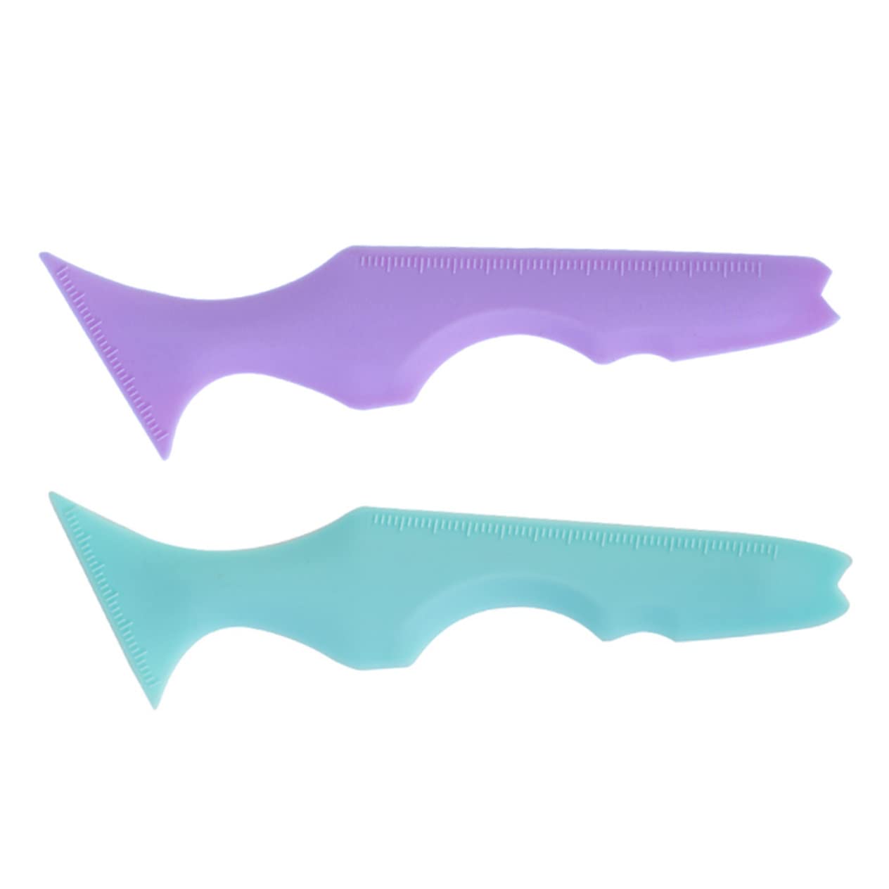 Didiseaon 6pezzi Stencil Per Eyeliner Silicone Riutilizzabili Strumento Precisione Per Per Principianti e Professionisti Colori