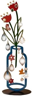 Jewelry Rack Vintage Metal Vase Jewelry Display Stand Earring Holder | Desktop Bedroom Decor