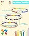 Ronglry Autism Awareness Stuff Accessories Autism Bracelet for Women Men Clay Bead Bracelets Colorful Puzzle Bracelet String Layered Stackable Bracelets Autismo Awareness Month Jewelry Gifts-Braided