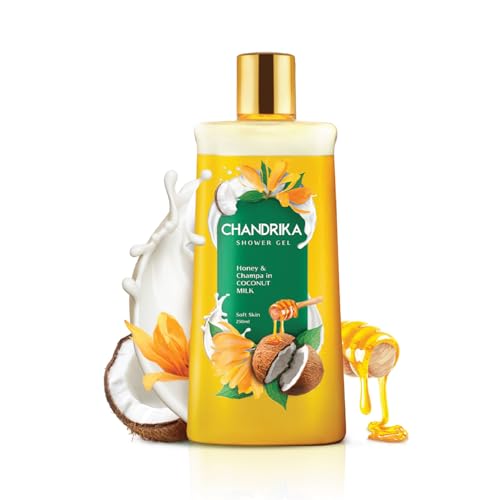 Image of Chandrika Shower gel Honey and Champa in Coconut milk 250ml