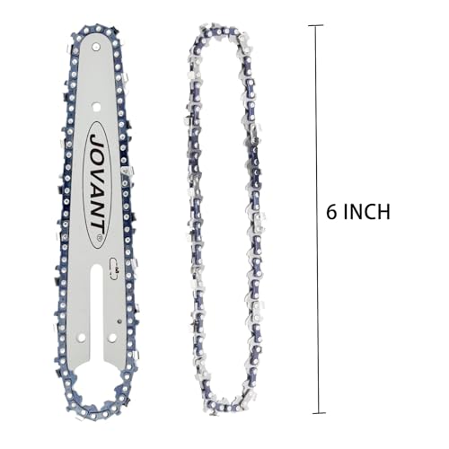 Chaîne pour mini tronçonneuse portable performante et guide robuste de 15,2 cm - 3