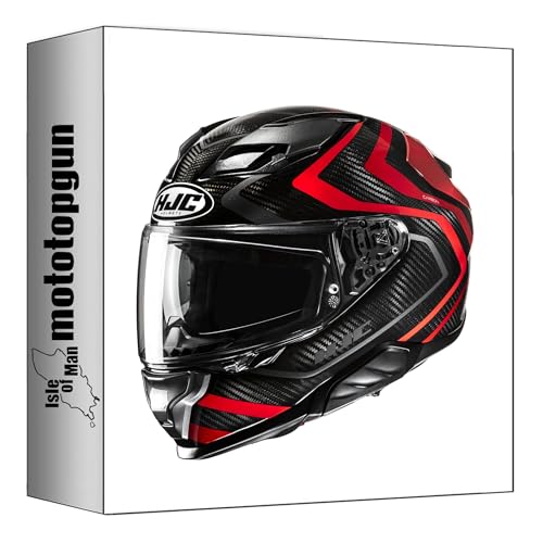 Casque intégral pour Moto hjc f71 Carbon : protection XL et aérodynamisme Nevio MC1