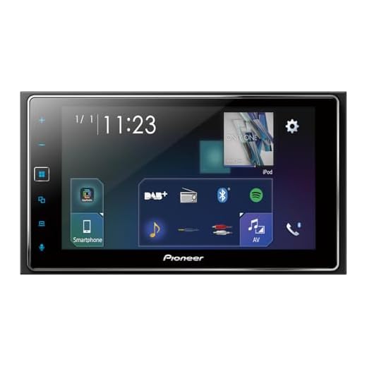 Pioneer SPH-DA130DAB Bilradio, 200 W, 6,2″, Svart