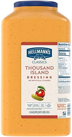 Hellmann's Classics Thousand Island Salad Dressing Jug, 1 Gal (128 Fl Oz)