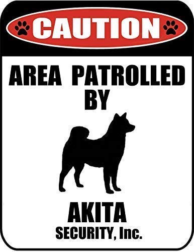 Lilyanaen New Metal Sign Aluminum Sign Caution Area Patrolled by ...