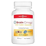 Brain Bean Brain Omega with Lutein & Zeaxanthin, Supports Heart and Eye Health, | Omega 3 Plus Lutei