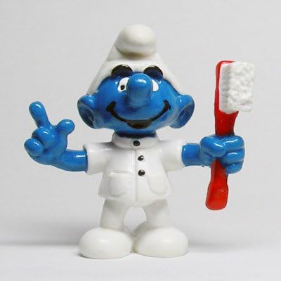 Amazon Smurf スマーフ 9 歯医者さんスマーフ シュライヒ社製 Schleich社製 ロボット 子ども向けフィギュア おもちゃ