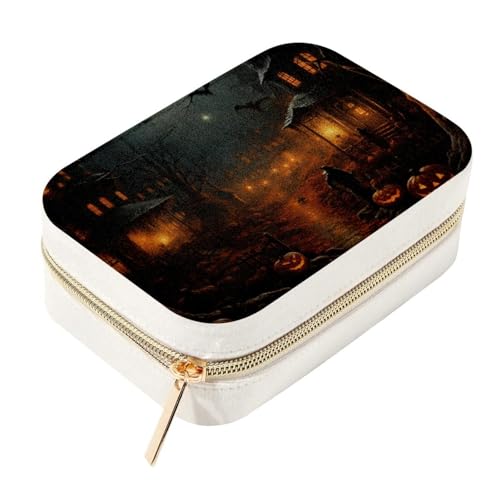 Boîte à bijoux de voyage velours avec compartiments amovibles bagues - 2