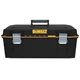 DWST28001 Structural Foam Water Seal Plastic Tool Box&comma;Black&comma;28" x 12-3&sol;4" x 11-5&sol;8"