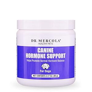 Dr. Mercola, Canine Hormone Support, for Dogs, 3.17 oz. (90 g), Helps Support Natural Hormone Balance, Non GMO, Soy-Free…