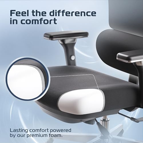 CLOUVOU ProSeat Ergonomic Office Chair [BEST RATED] Desk Chair 100% Adjustable | Computer Chairs & Gaming Chair Adults | Desk Chair For Home Office Chair Ergonomic | Up To 330lbs - Image 6