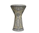 Darbuka doumbek drum 18.5/19 inch inlaid blue mother of pearl Egyptian tabla musical instrument (Duke 19