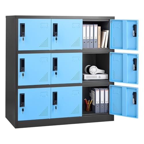VEVOR 9-Door Lockable Steel Locker Office & Gym