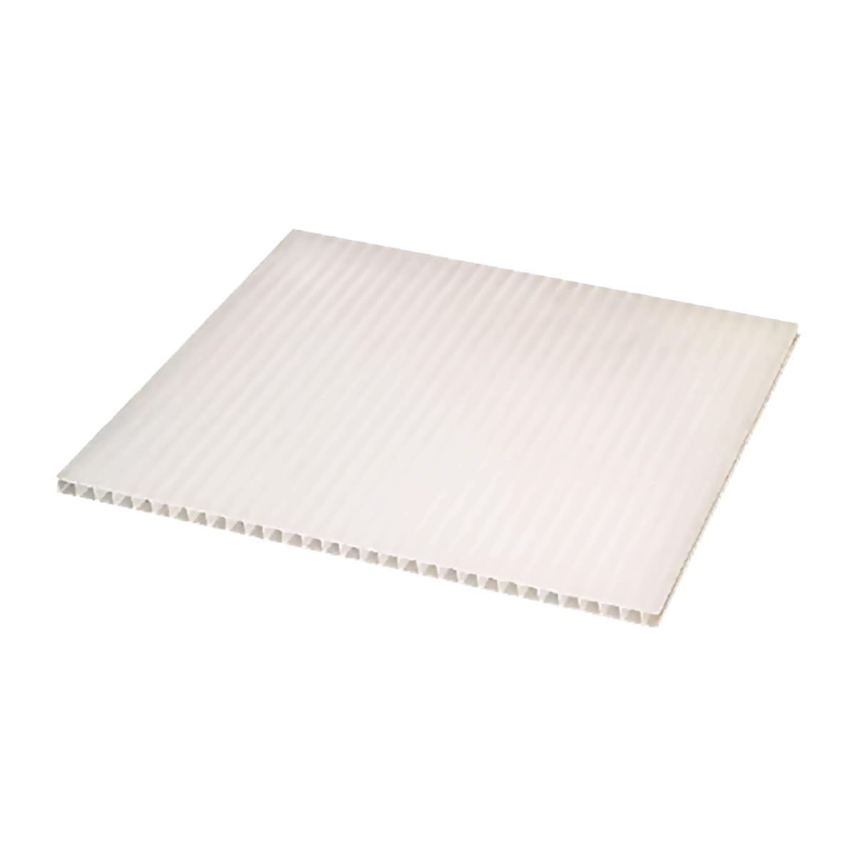Panel de Policarbonato Celular Compacto - Plancha Opal Hielo - 1000 x 1050 mm - Grosor 10 mm - Placa Multiusos - Exteriores, Invernaderos, Techos, Suelos