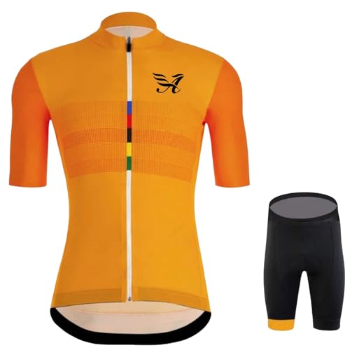 Ensemble maillot de cyclisme homme séchage rapide en tissu mesh