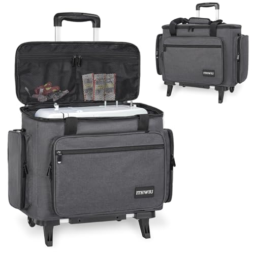 ITHWIU Sewing Machine Case with Wheels