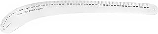 Curve Ruler for Pattern Making, Aluminum Vary Form Curve Ruler for Sewing, Fashion Design, Quilting (D)