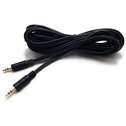 5m Long Black Audio AUX Cable 3.5mm TO 3.5mm For Mobile, Phones, Computers, Laptops, Mp3 Players, Portable Speakers, Headphones, HIFI Cover
