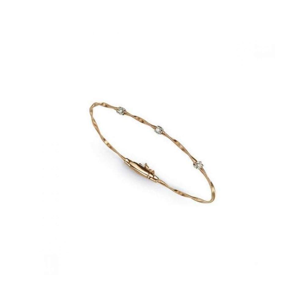 bracciale bicego mini marrakech in oro giallo 18kt con diamanti