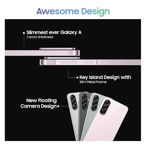 Image of Samsung Galaxy A56 5G (Awesome Pink, 12GB, 256GB) | Metal Frame | Gemini Live | Awesome Intelligence (AI): Circle to Search, Instant Slo-Mo, Auto-Trim, Object Eraser | Flagship Grade Camera