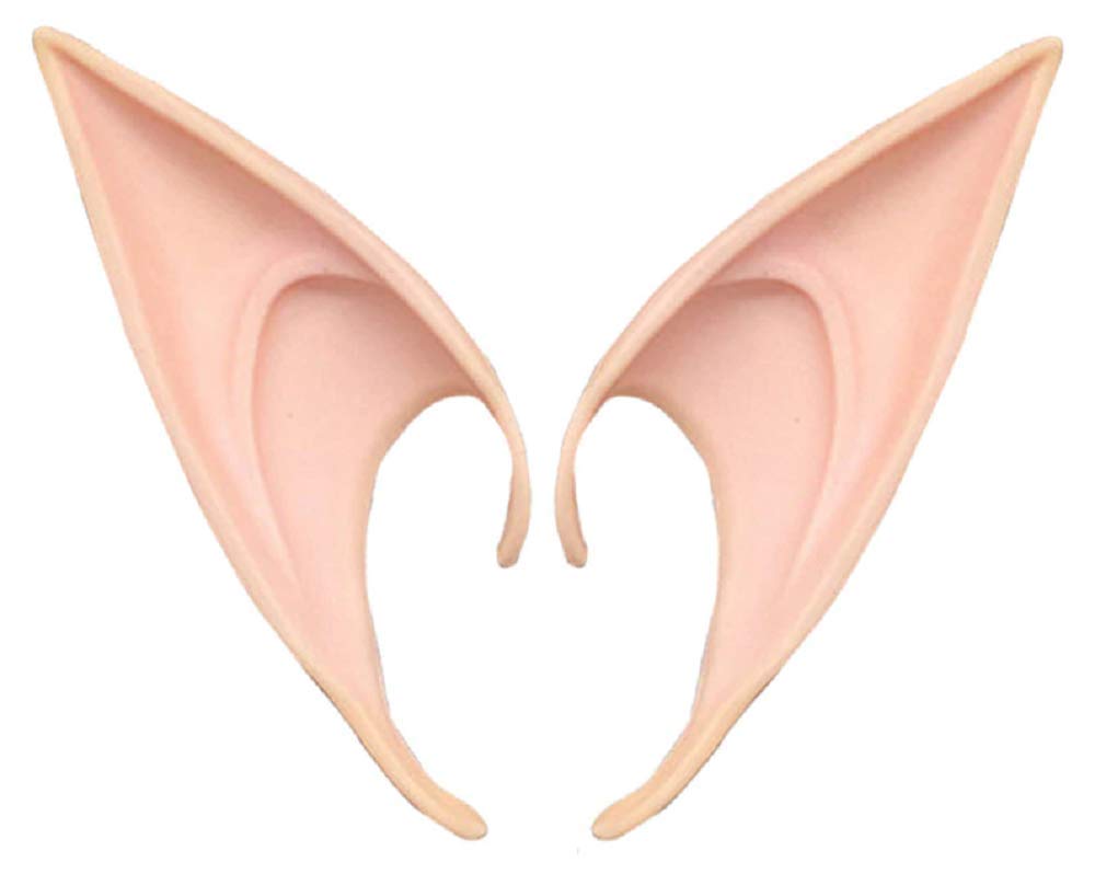 Soft Fairy Elf Ears - Realistic Effect - Fancy Dress Accessories - Halloween Carnival - Women Men Unisex - Kids Cosplay