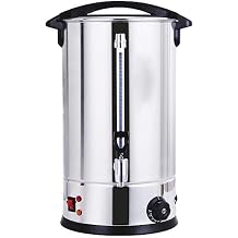 Electric Stainless Steel Catehot Water Boiler Tea Urn for Home Brewing, Commercial or Office Use for Tea/Coffee/Hot Water/-/19L