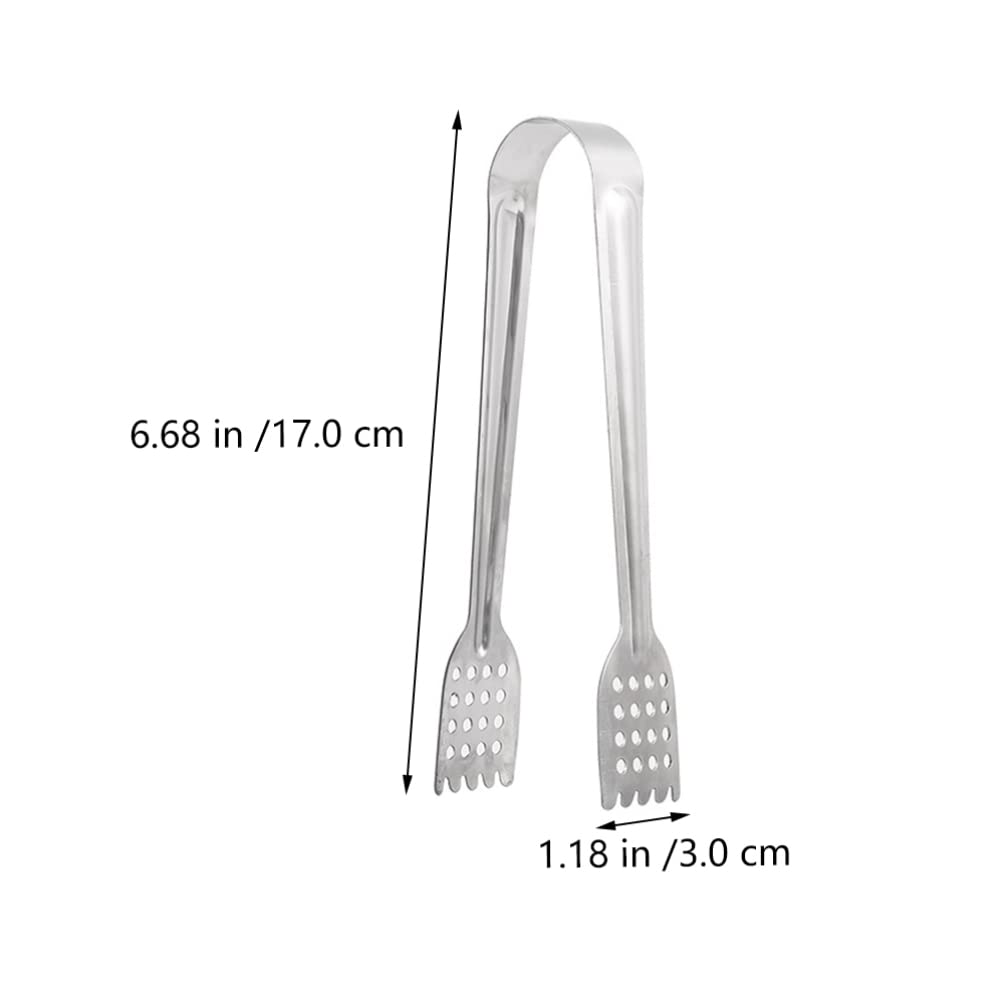 ACiyD 6 pièces Pinces en Acier Inoxydable Pinces de Cuisine Pince à Steak en métal Pinces de Service de Nourriture Barbecue Pince à Steak Pince ustensiles de Cuisine