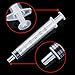 20 Packs Plastic Syringe with Measurement, Suitable for Measuring, Watering, Refilling (3 ml)