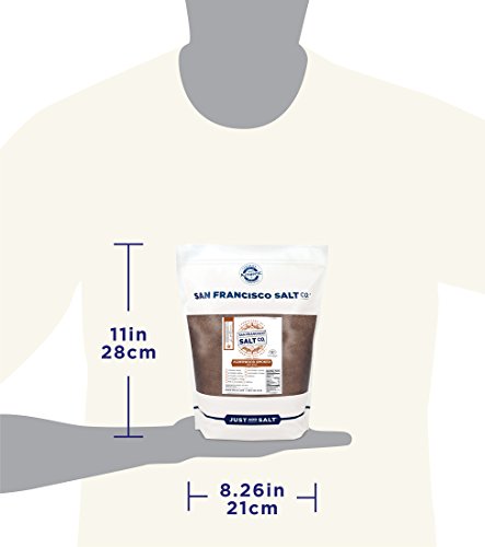 Alderwood Smoked Sea Salt - 5 Lb. Bag Fine Grain By San Francisco Salt Company #TOP6