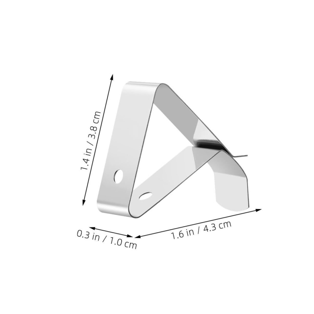 AUTSUPPL 3pcs Stainless Steel Temperature Probe Clamp Oven Probe Holder for Cups Cooking Pots Easy to Use Thermometer Clip for Accurate Temperature Monitoring